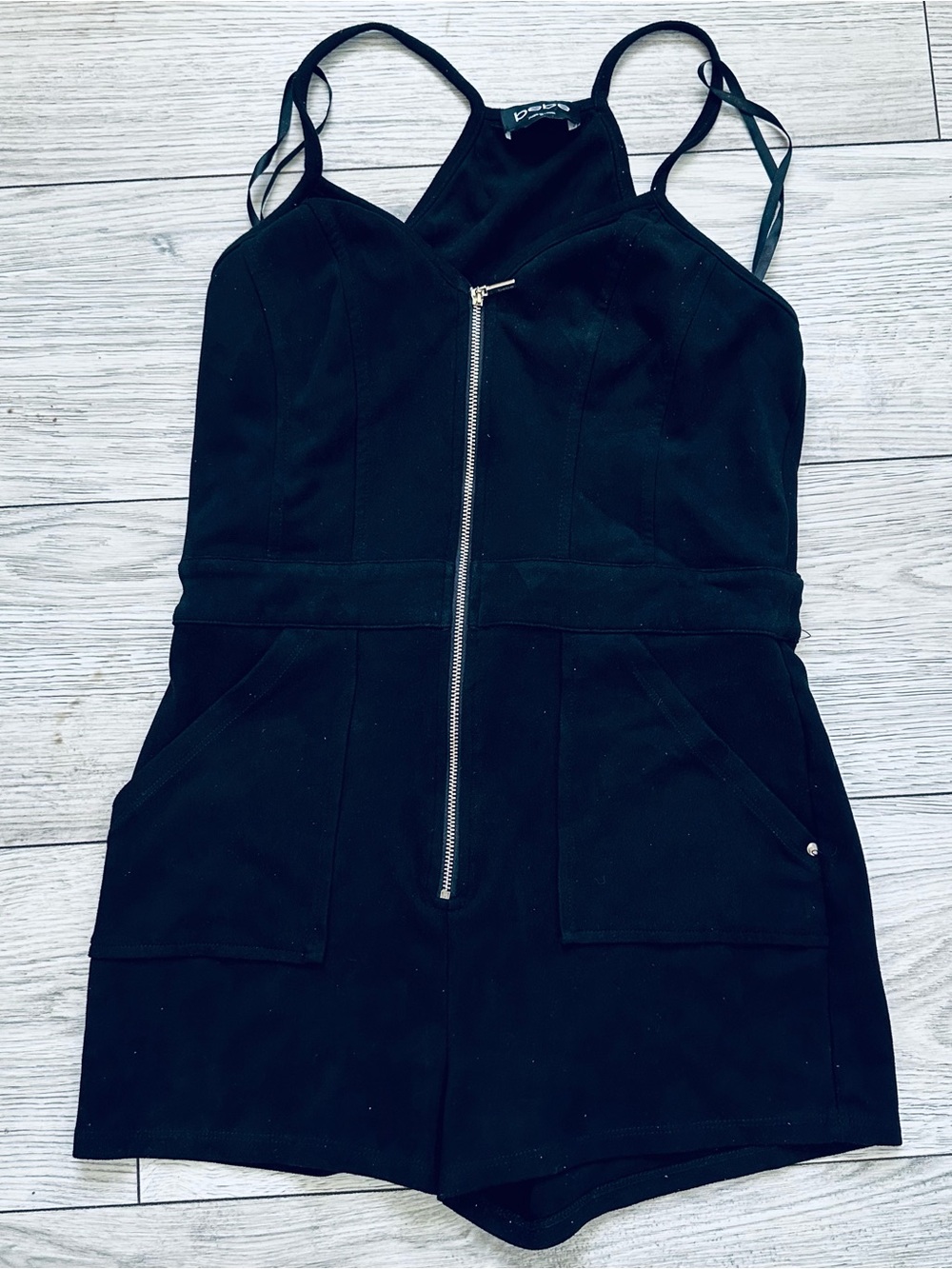 Bebe Women's Romper Black
Sleeveless Color JBlack Size M